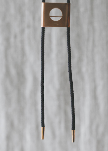 REIFhaus - Eclipse Bolo Necklace in Black REIFhaus - Eclipse Bolo Necklace in Black