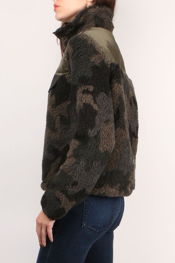 Veronica Beard Kylan Sherpa Pullover 