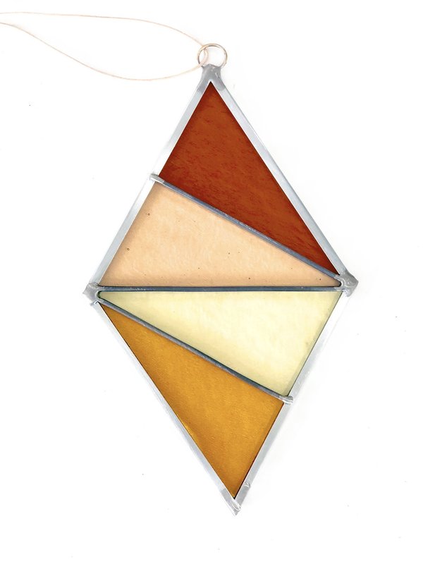 Debbie Bean Diamond Ornament - Buckwheat Field Debbie Bean Diamond Ornament - Buckwheat Field