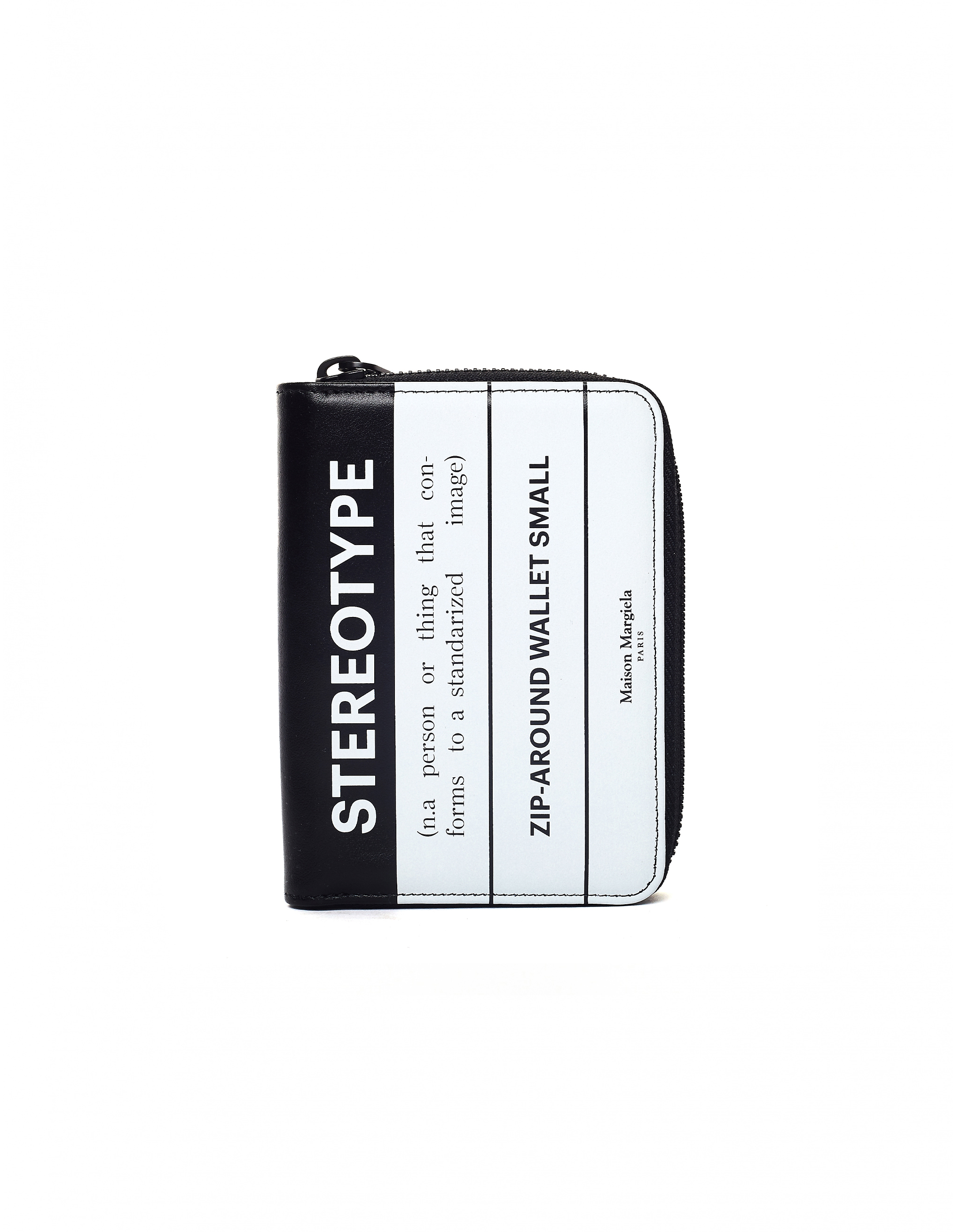 Maison Margiela Leather Stereotype Wallet - Black | Garmentory