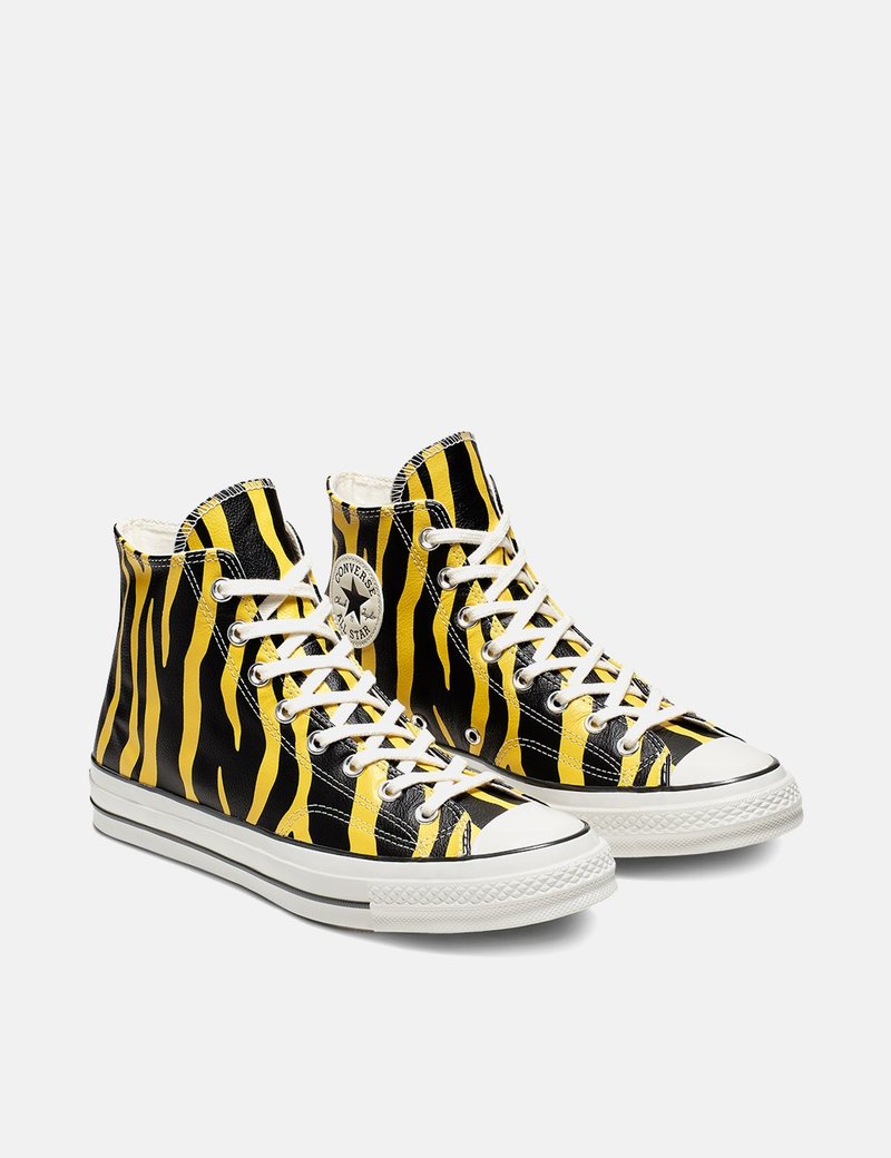 Converse 70's Archive Print Chuck Taylor Hi Sneakers - Yellow