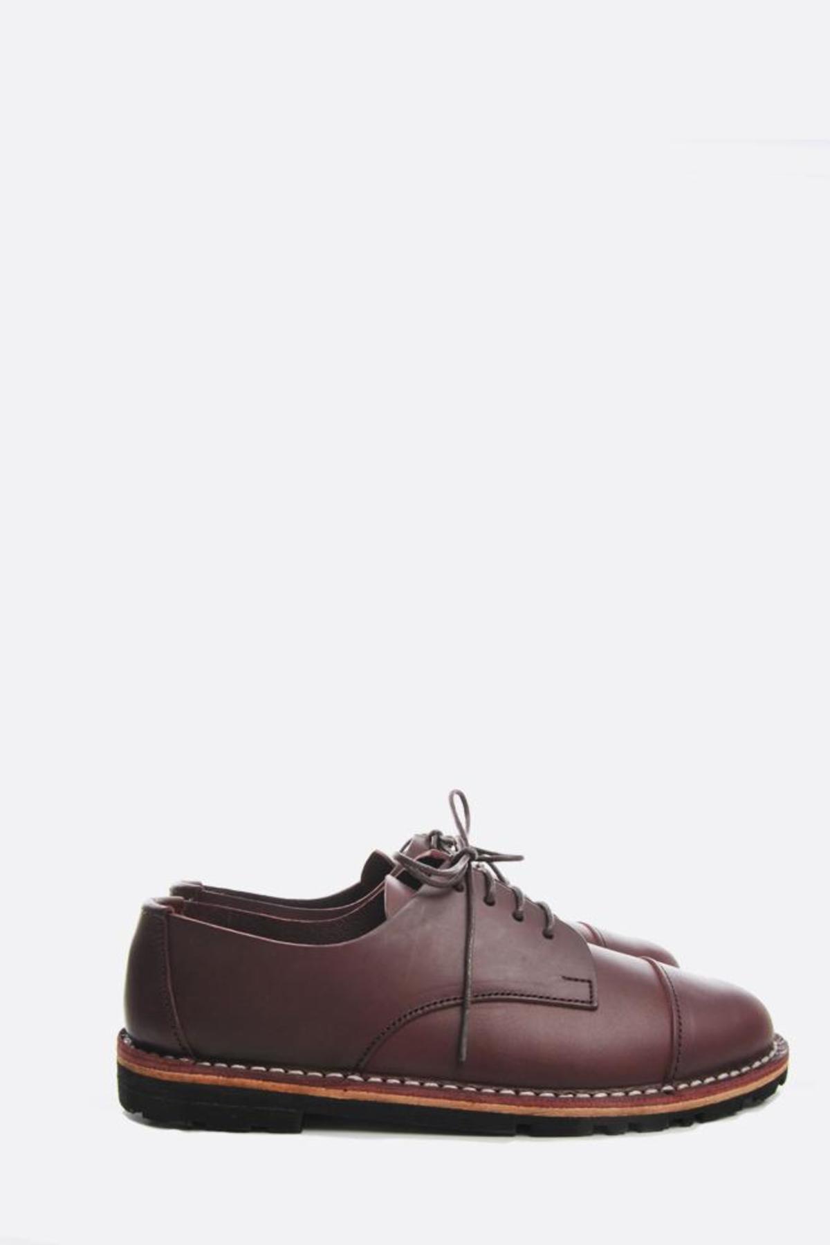 Steve Mono lace up Brogue - Chianti - Image 4 of 6
