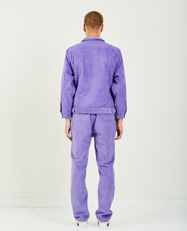 GUIDED BY PLEASURES CORDUROY TRUCKER JACKET - PURPLE | Garmentory