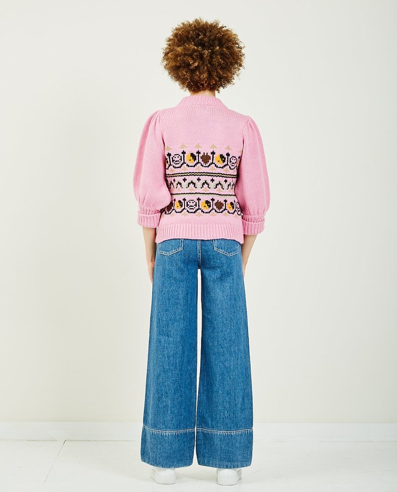 Garmentory Ganni Hand Knit Wool Sweater Ganni Hand Knit Wool