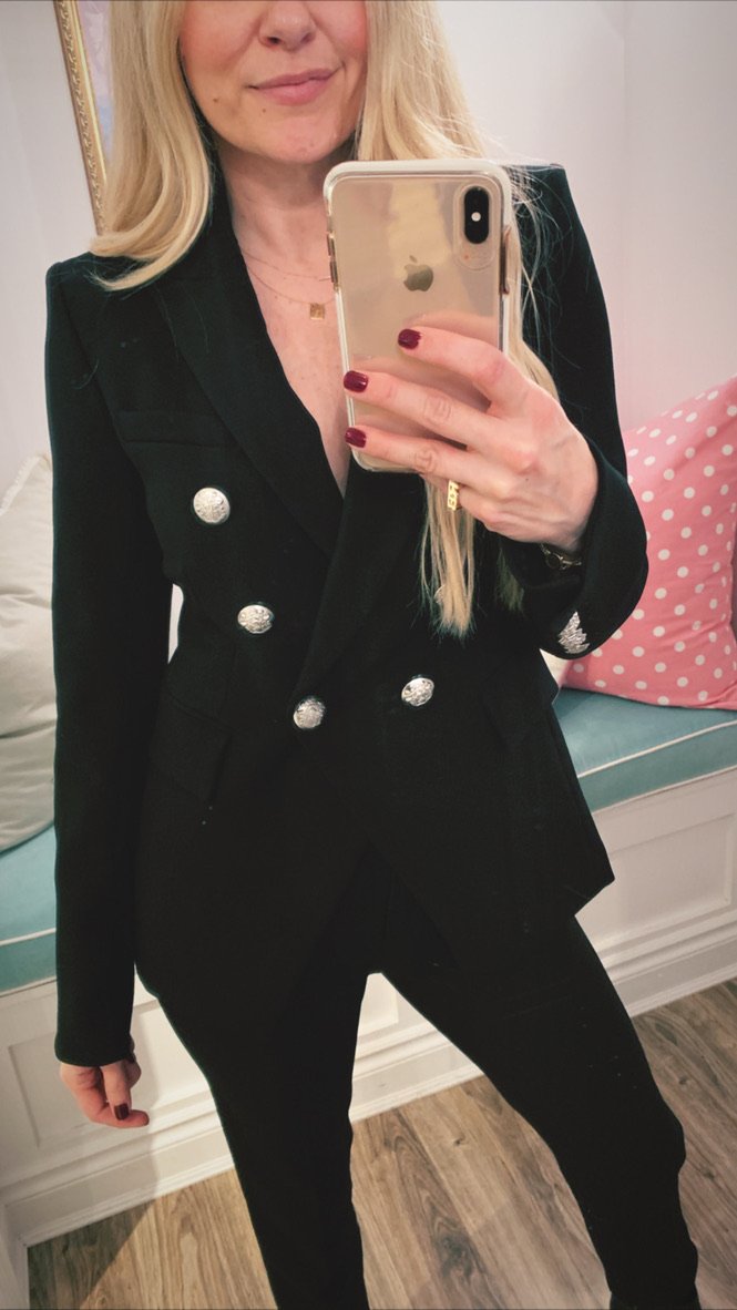 veronica beard miller jacket black