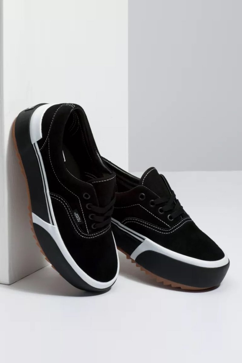 Vans Shoe Vans Era Stacked Black Vans Era Stacked Low Top