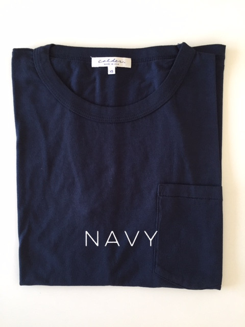 Calder Blake Jaq Tee in Navy Calder Blake Jaq Tee in Navy