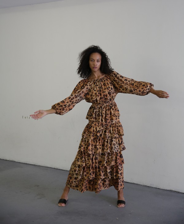 MARA HOFFMAN MARZIA SKIRT - LEOPARD MARA HOFFMAN MARZIA SKIRT - LEOPARD