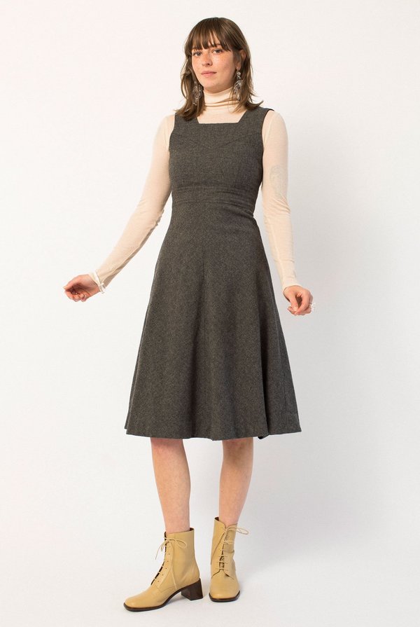slim fit dress slacks Wool Winter A-line Dress