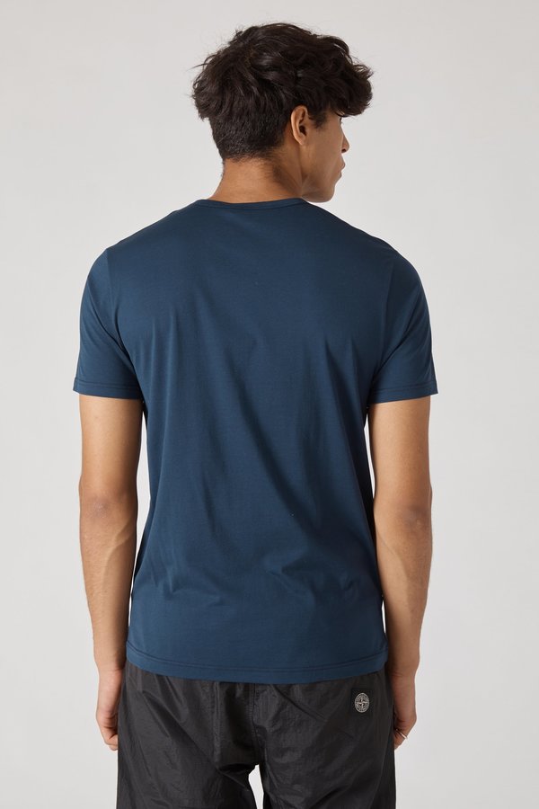 Sunspel Short Sleeve Crew Neck T-Shirt - Navy Sunspel Short Sleeve Crew Neck T-Shirt - Navy