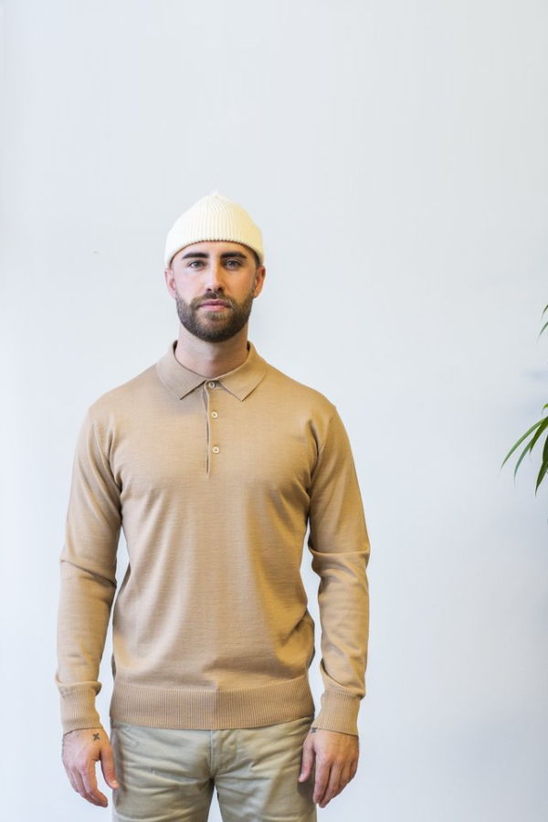 Andersen-Andersen Light Polo - Camel