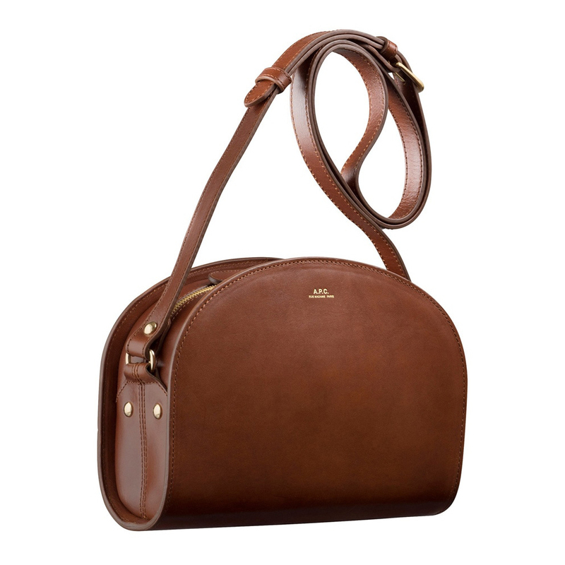 Apc Half Moon Camel Half-moon Bag Hazelnut Garmentory