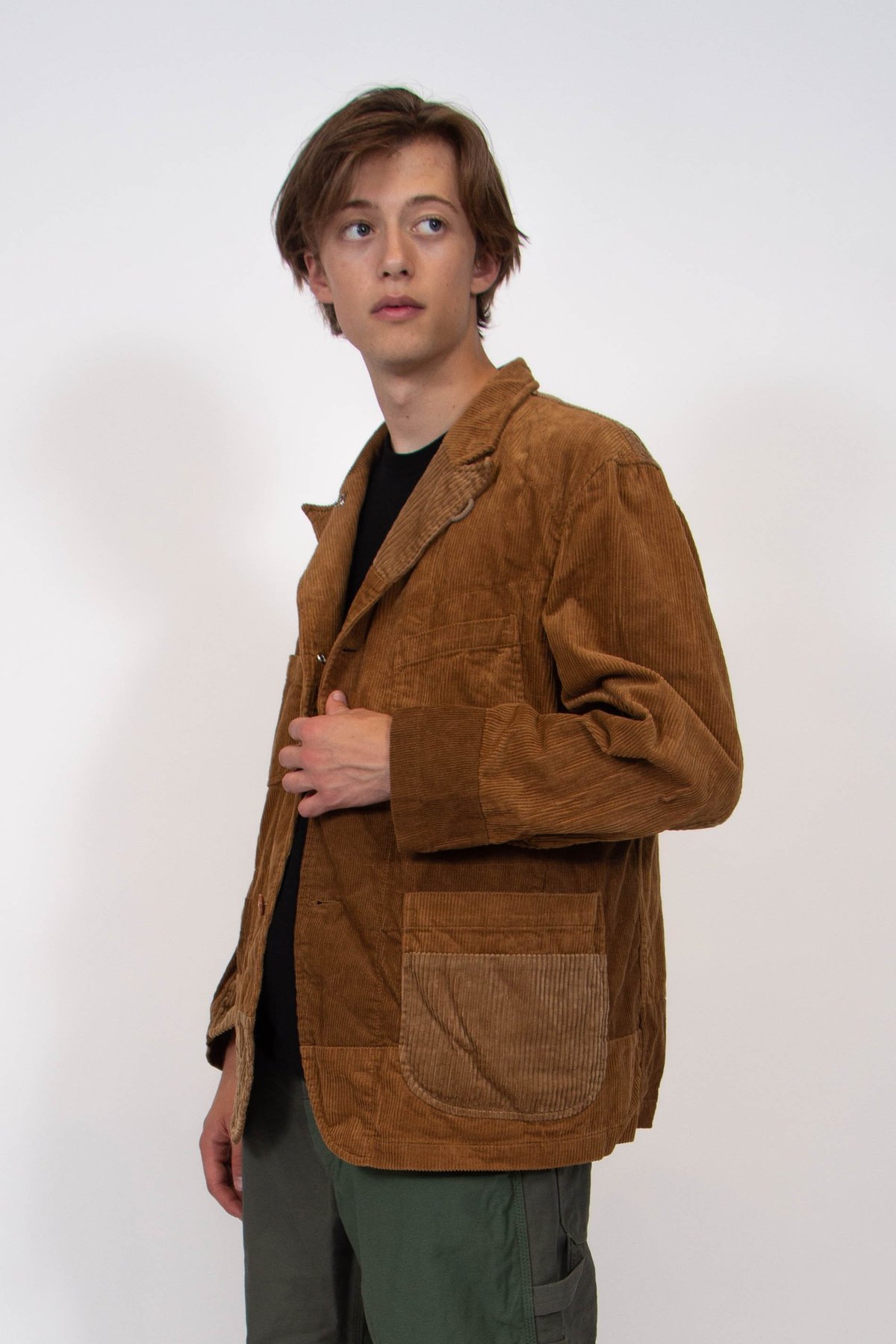 Engineered Garments Cotton 8W Corduroy Bedford Jacket - Chestnut