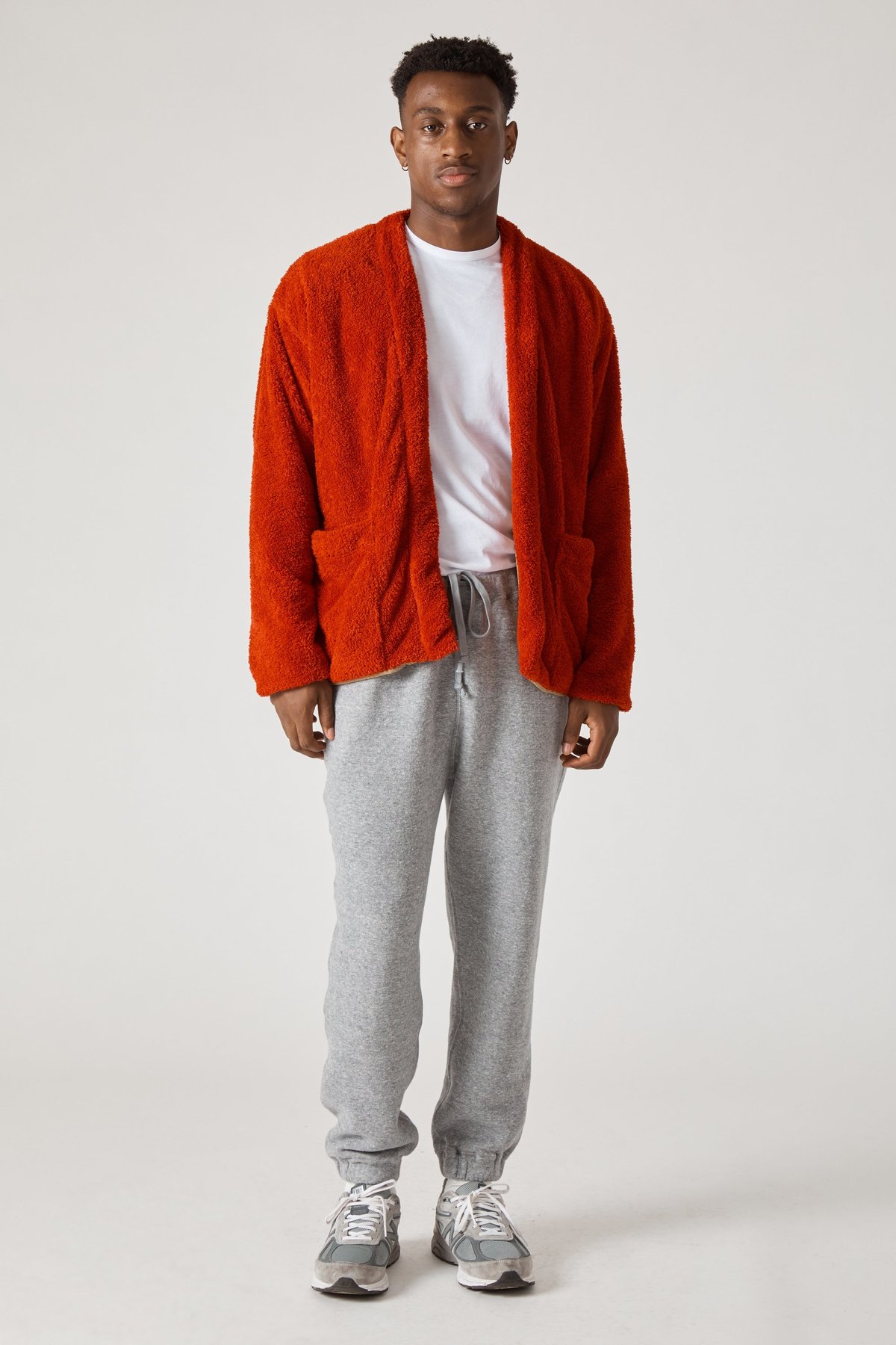 TS(S) Cotton Lyocell Double Brushed Jersey Sweat Pants - Gray - Image 1 of 7