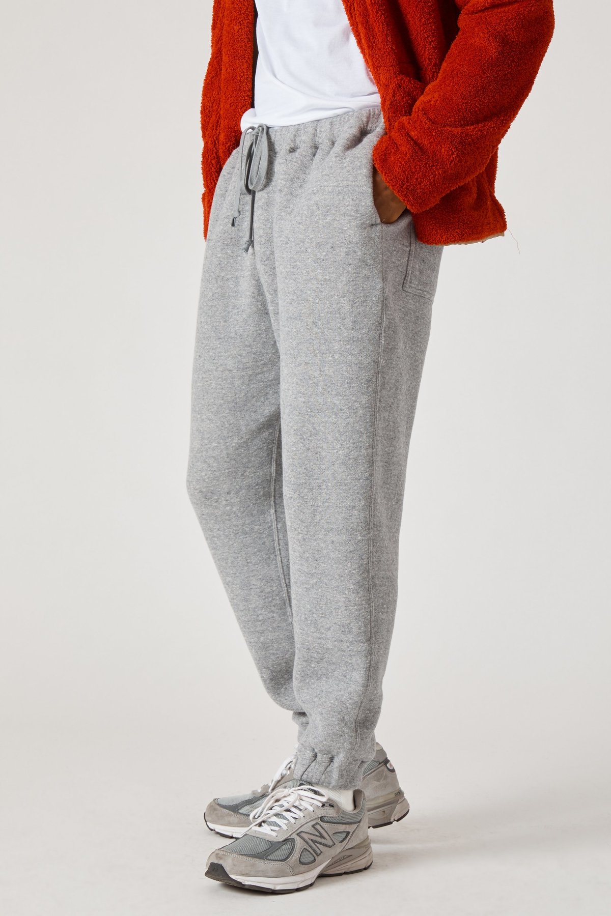 TS(S) Cotton Lyocell Double Brushed Jersey Sweat Pants - Gray - Image 4 of 7