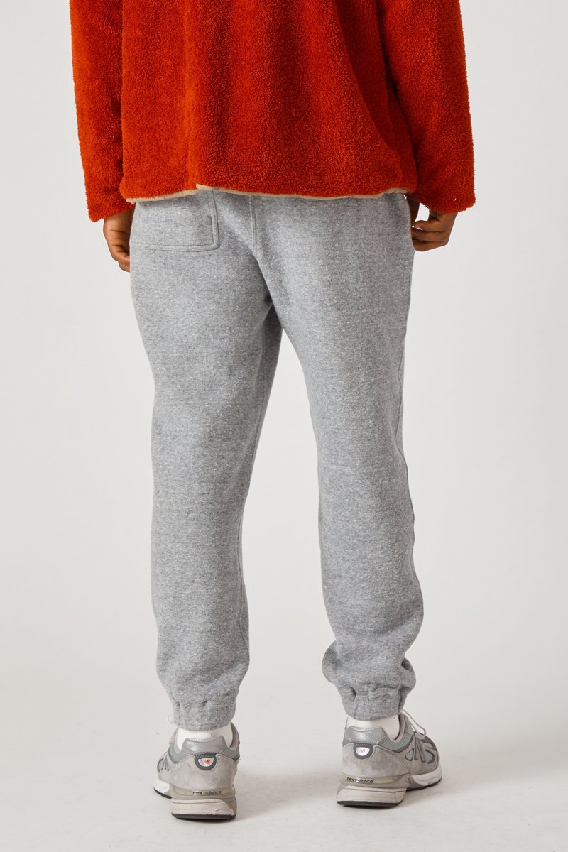 TS(S) Cotton Lyocell Double Brushed Jersey Sweat Pants - Gray