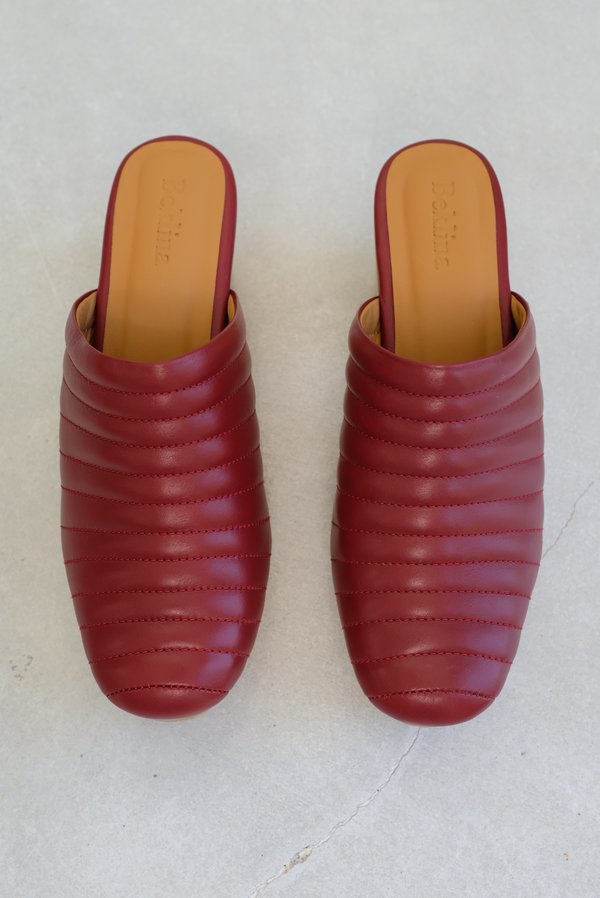 Beklina Ribbed Clog - Blood Beklina Ribbed Clog - Blood