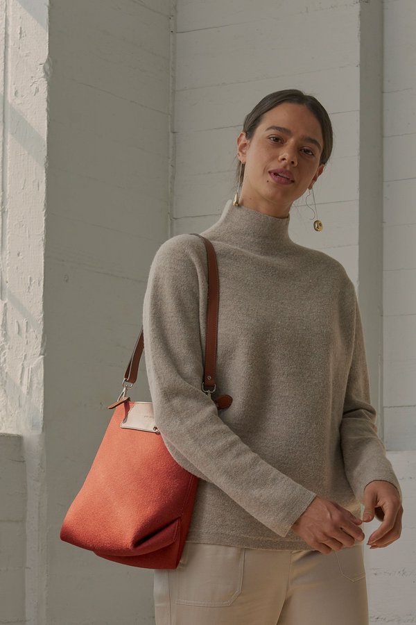 graf lantz mini backpack Bedford Merino Wool Midi Colorblock Final Sale and weather Graf Lantz Bedford Mini Felt