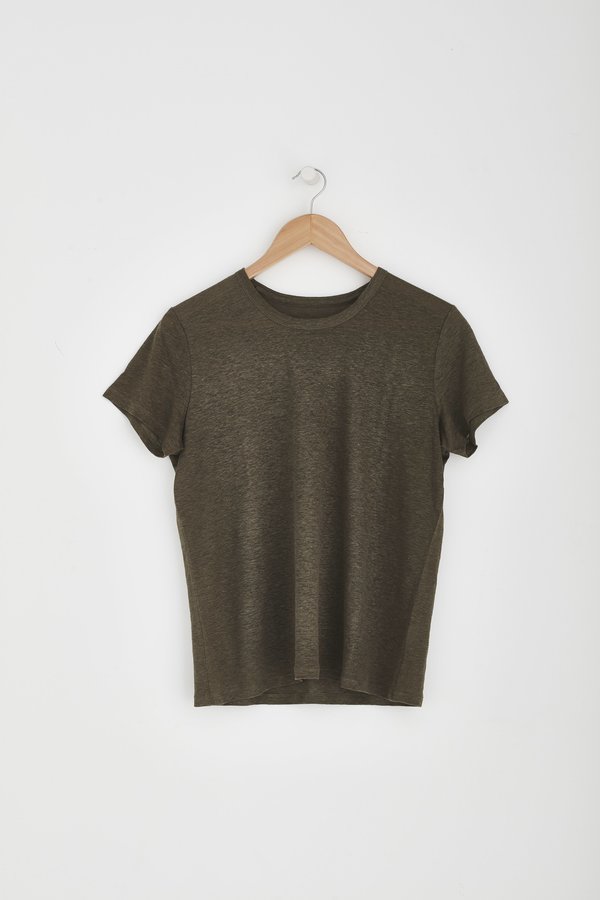 Laing Home Essential Linen Tee - Khaki