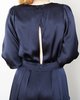 INGA-LENA Pontus Silk Jumpsuit - Midnight Blue - Thumbnail 4
