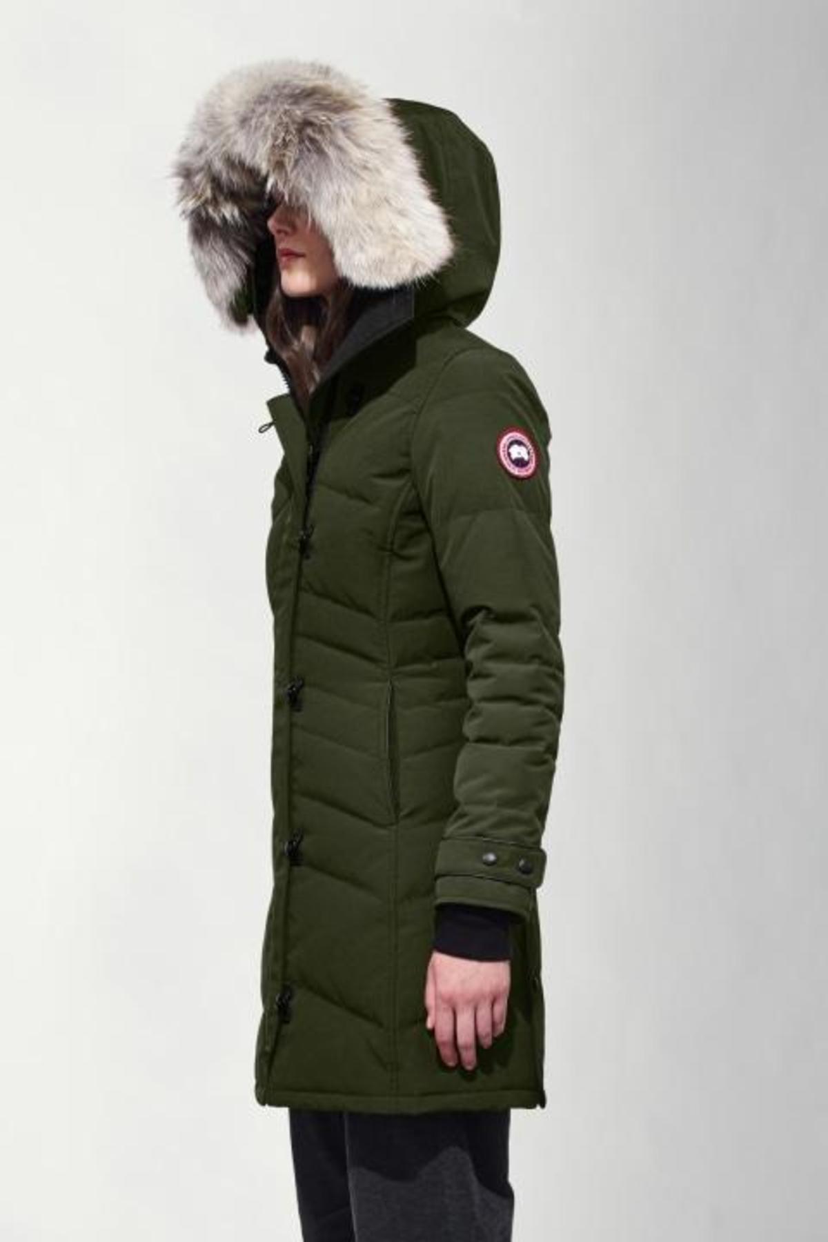 Canada Goose Lorette Parka Military Green Garmentory