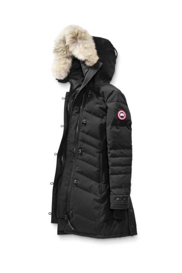 canada goose lorette parka black small