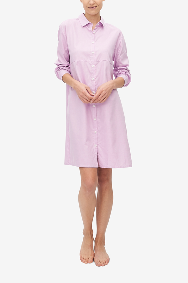 The Sleep Shirt Button Down Royal Oxford Sleep Shirt Rose Garmentory