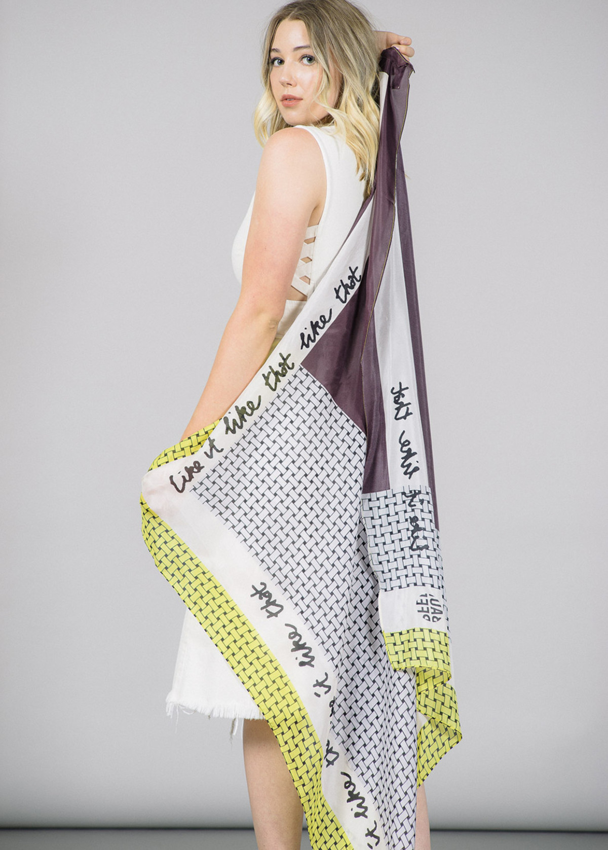Baum und Pferdgarten Lacey Printed Silk Scarf | Garmentory