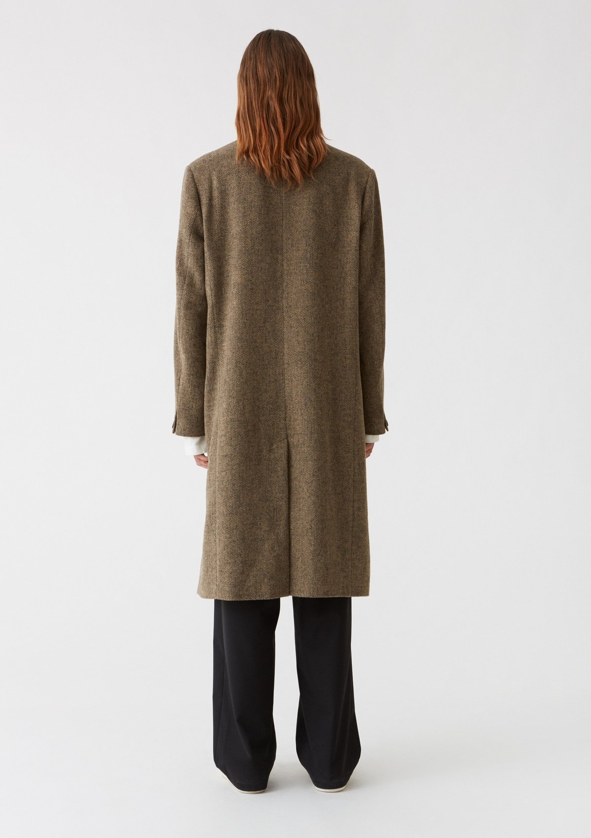 Hope Area Coat - Beige Herringbone - Image 2 of 4