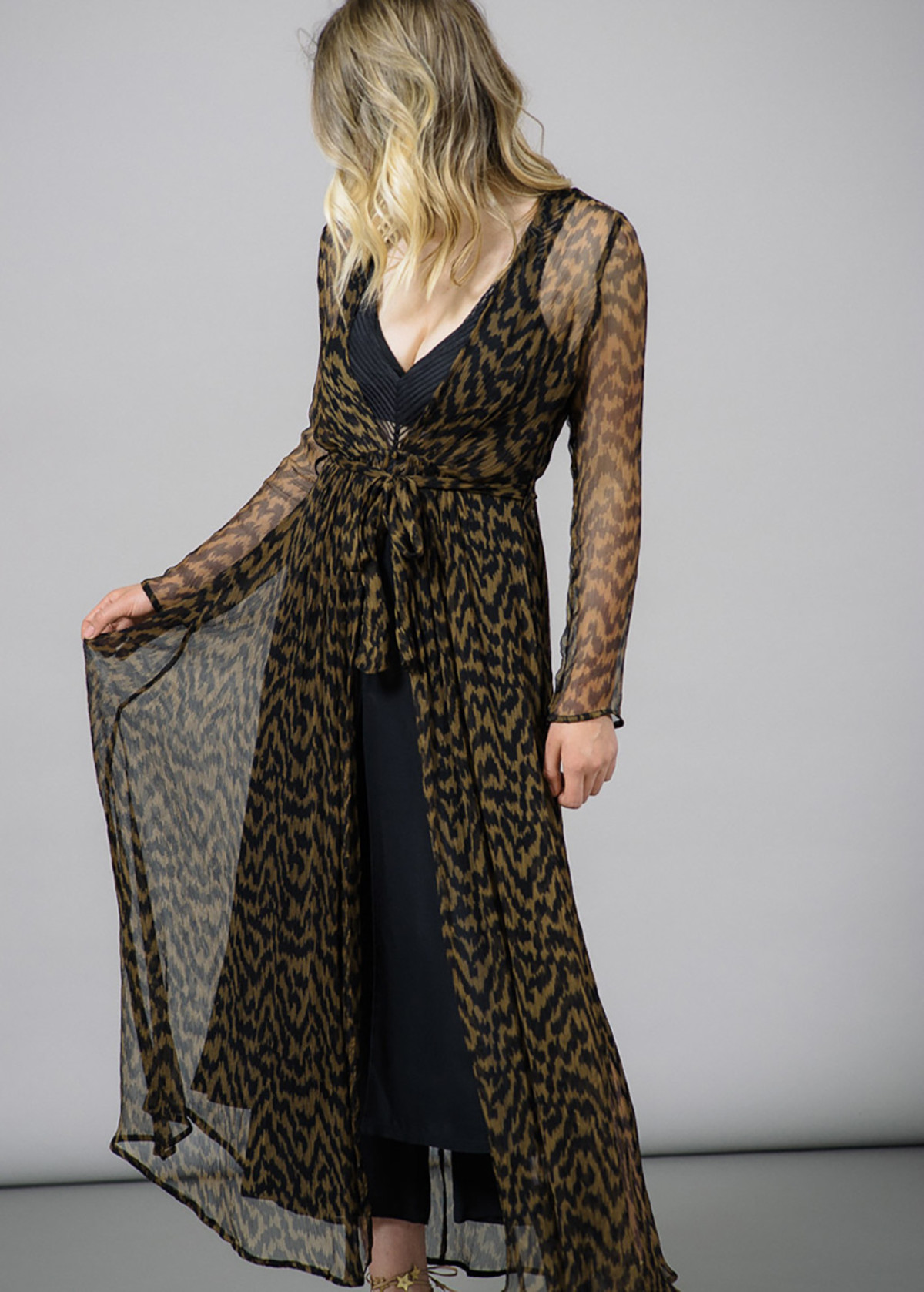 Ganni Lewis Chiffon Printed Dress | Garmentory
