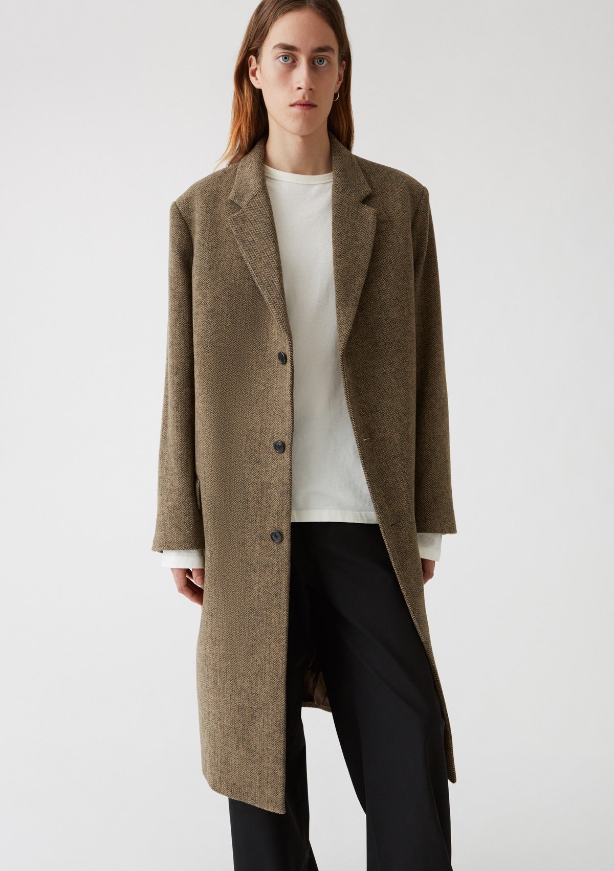 Hope Area Coat - Beige Herringbone - Image 4 of 4