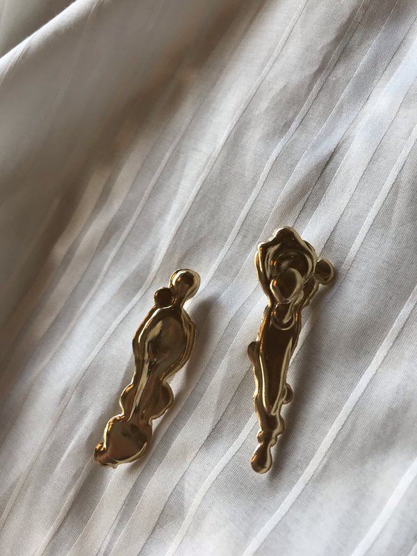 BEFORE MARCH Landslide earrings - gold BEFORE MARCH Landslide earrings - gold