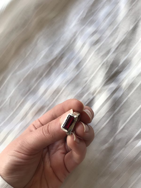 BEFORE MARCH Slab stone ring BEFORE MARCH Slab stone ring