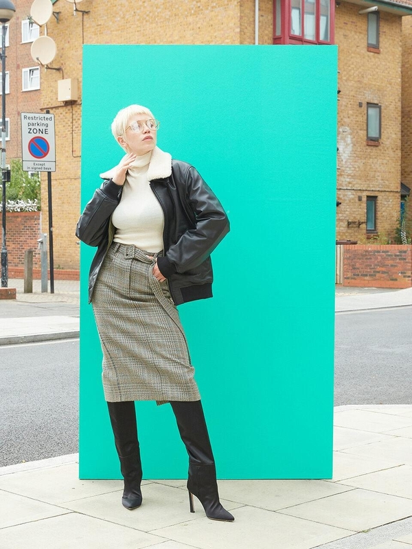 Unisex Instantfunk Reversible Leather Ma 1 Jacket Garmentory