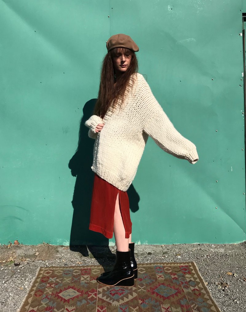 I love Mr Mittens Wool Cardigan Cream Garmentory