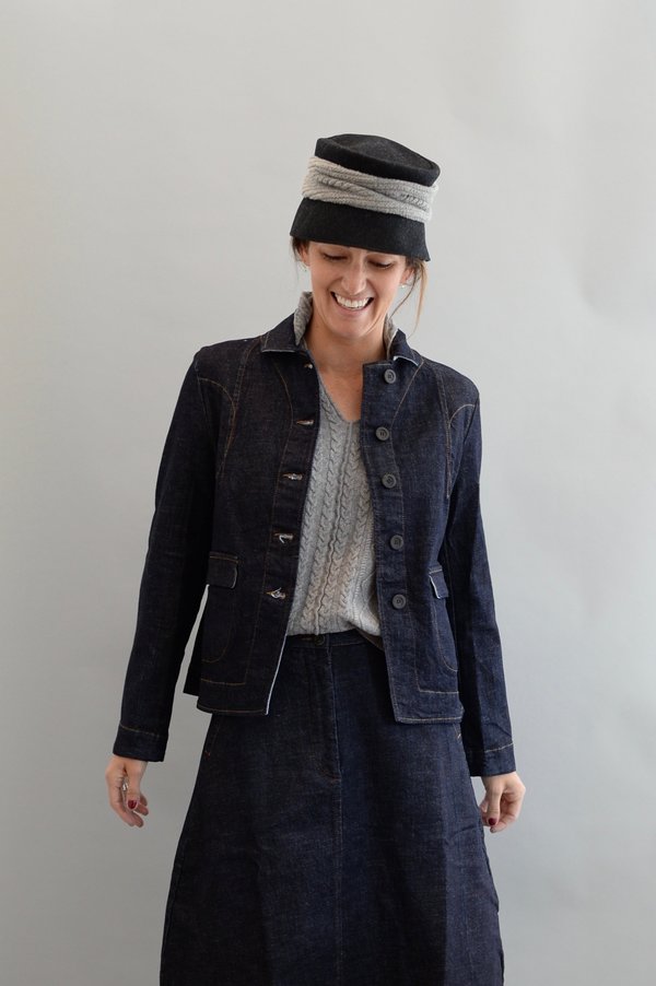 H+ Hannoh Wessel Jacket Vanessa - Denim | Garmentory