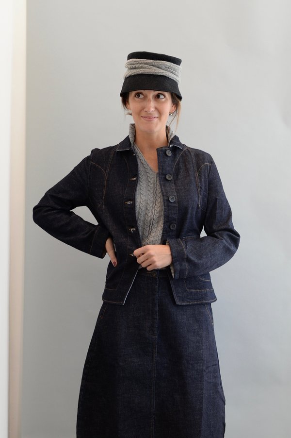 H+ Hannoh Wessel Jacket Vanessa - Denim | Garmentory