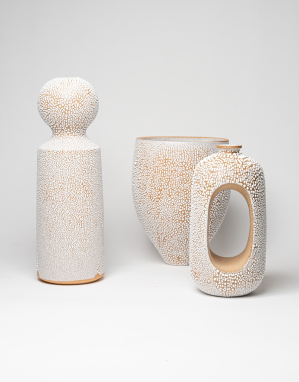 Natan Moss ceramics Ceramic Hollow Vase Natan Moss ceramics Ceramic Hollow Vase
