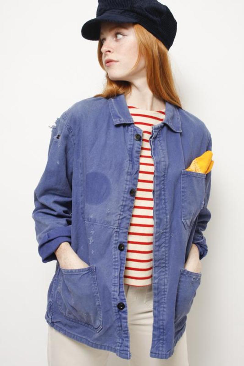 VINTAGE FRENCH WORKWEAR JACKET | Garmentory