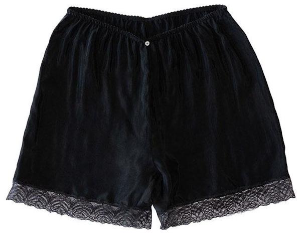 Botanica Workshop Cupro Vegan Silk Billie Midi Shorts - Black Botanica Workshop Cupro Vegan Silk Billie Midi Shorts - Black