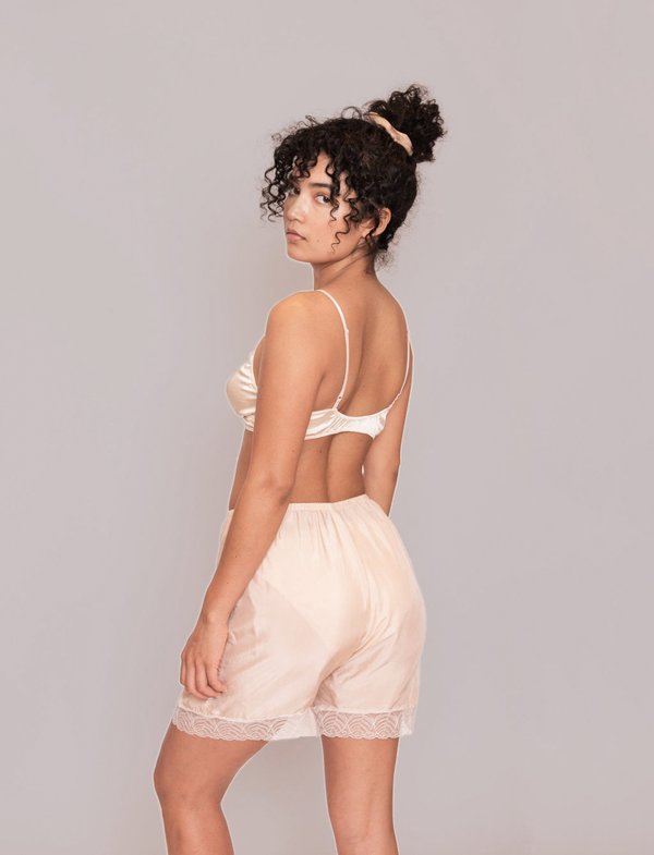 Botanica Workshop Cupro Vegan Silk Billie Midi Shorts - Rosato Botanica Workshop Cupro Vegan Silk Billie Midi Shorts - Rosato