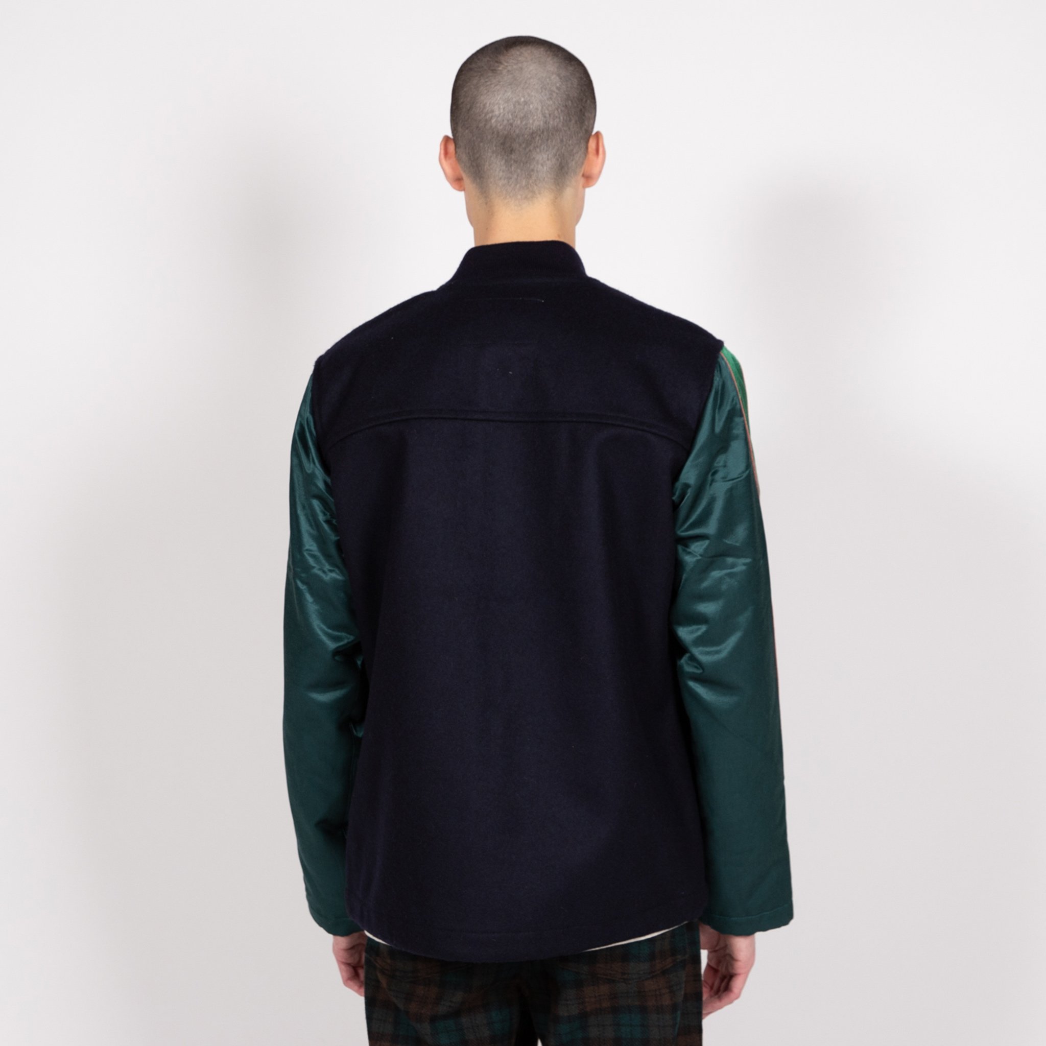 Pallet Life Story Award Jacket Navy/Green Garmentory