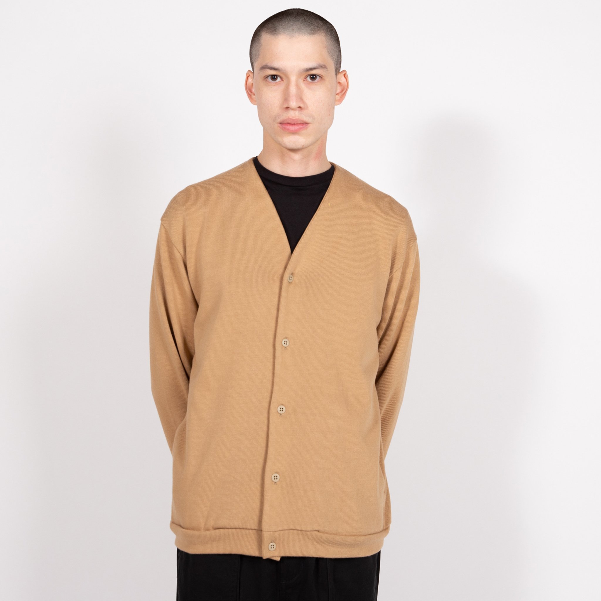 Jackman Sweat Owners Cardigan - Beige | Garmentory