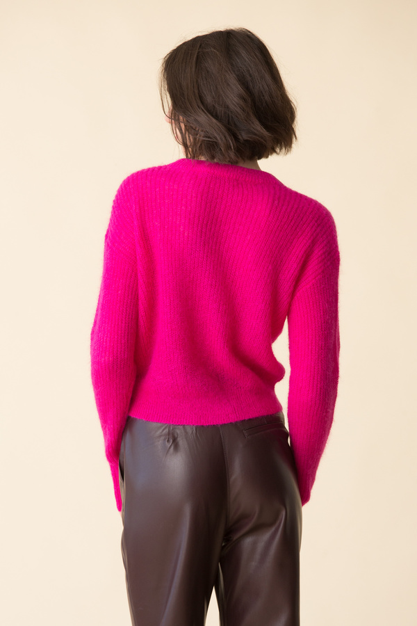 Veronica Beard Melinda Crew Neck - pink 