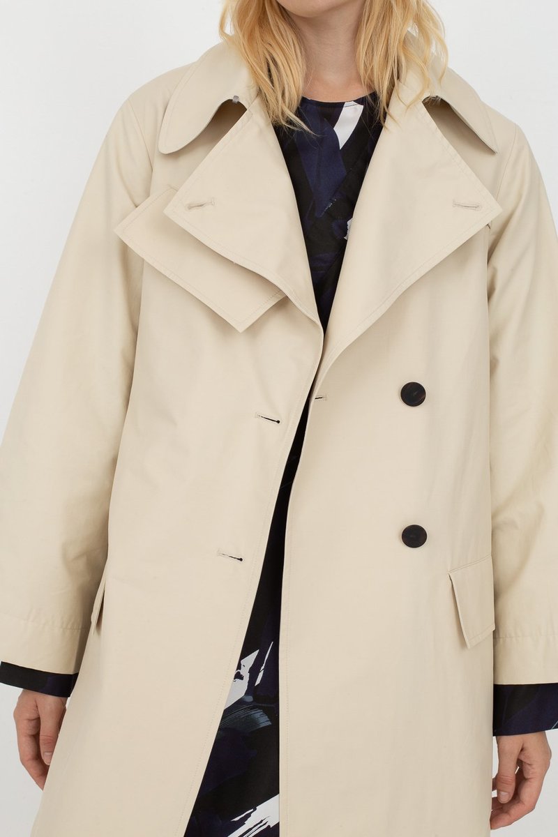 Namu Shop - Studio Nicholson Angstrom Rain Coat - Dark Brown