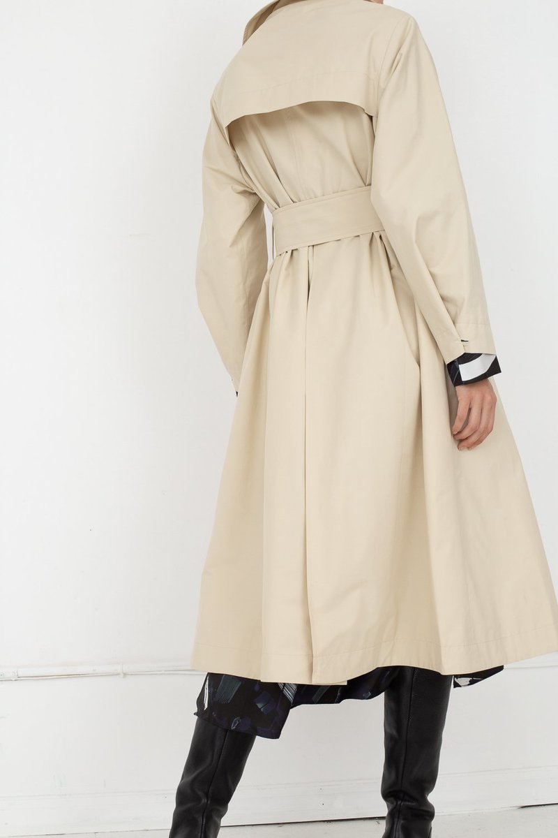 Namu Shop - Studio Nicholson Angstrom Rain Coat - Dark Brown