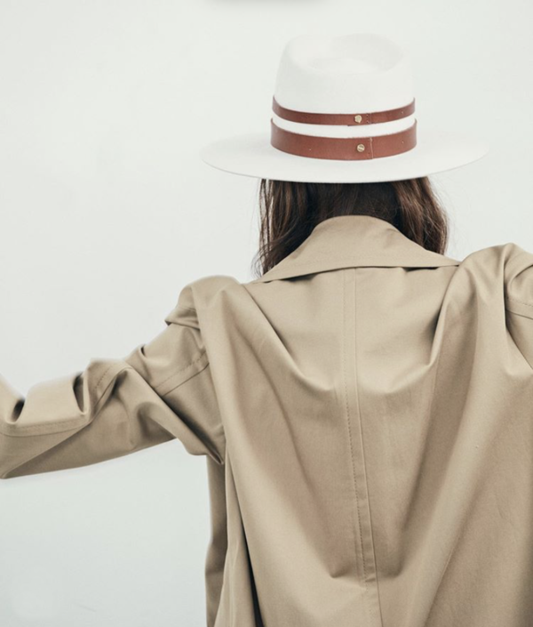 Janessa Leone Frankie Hat Janessa Leone Frankie Hat Ivory JLAW19005 - Free Shipping at  main image 3