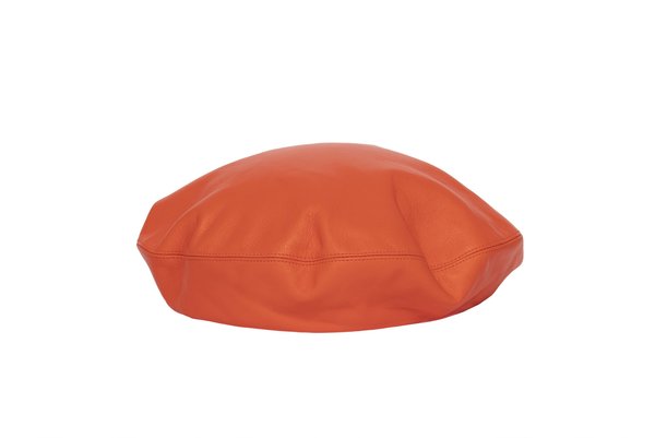 Clyde Lambskin Beret - Satsuma Clyde Lambskin Beret - Satsuma