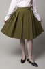 A Punto B Pleated Skirt - Grass Green - Thumbnail 2
