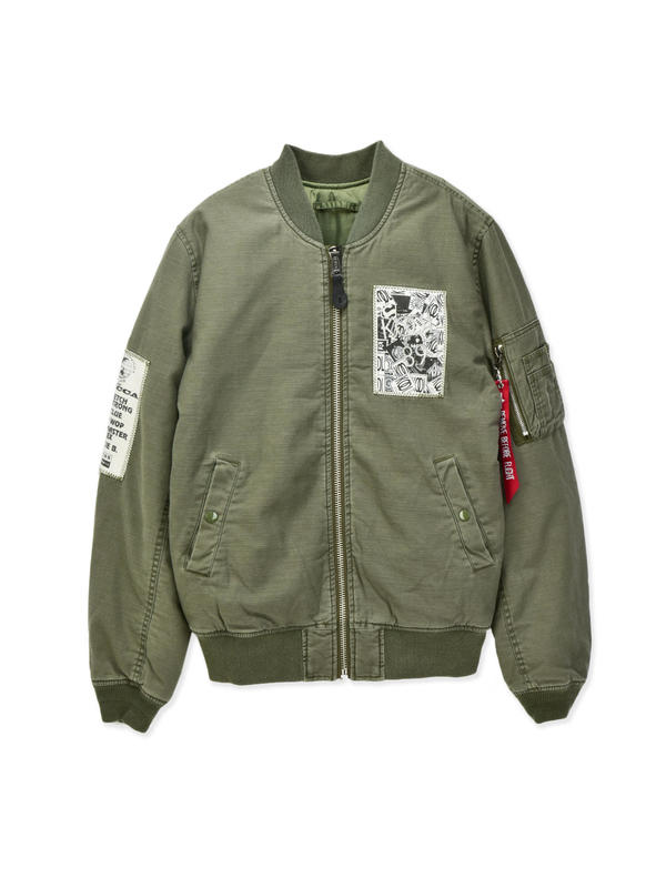 ALPHA INDUSTRIES MA-1 NO-SLEEP FLIGHT JACKET - OLIVE | Garmentory